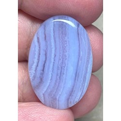 Oval 27x18mm Blue Lace Agate Cabochon 46