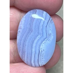 Oval 28x19mm Blue Lace Agate Cabochon 51