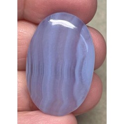 Oval 34x22mm Blue Lace Agate Cabochon 53