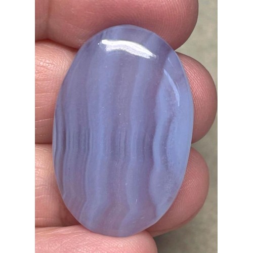 Oval 34x22mm Blue Lace Agate Cabochon 53