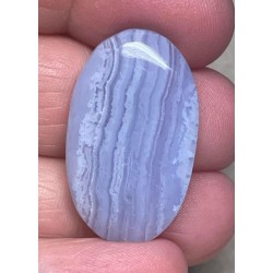 Oval 31x18mm Blue Lace Agate Cabochon 55