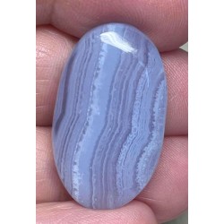 Oval 29x17mm Blue Lace Agate Cabochon 72