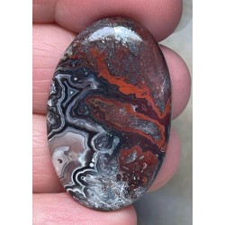 Oval 38x24mm Natural Crazy Lace Agate Cabochon 49