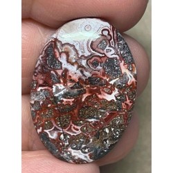 Oval 31x22mm Natural Crazy Lace Agate Cabochon 65