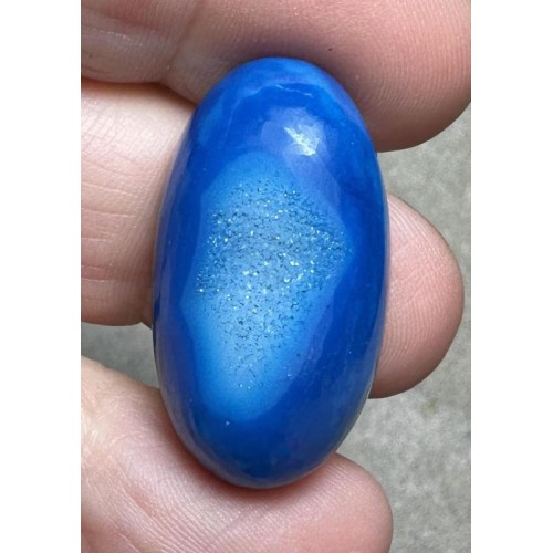 Oval 31x17mm Druzy Window Agate Cabochon 37