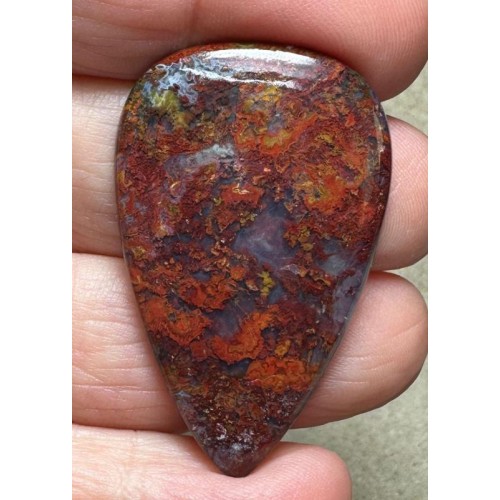 Teardrop 42x26mm Hungarian Agate Cabochon 02