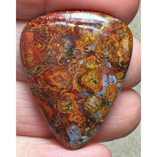 Teardrop 36x28mm Hungarian Agate Cabochon 03