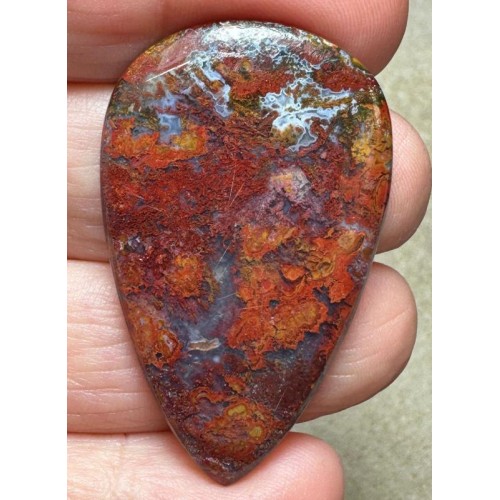 Teardrop 43x26mm Hungarian Agate Cabochon 05