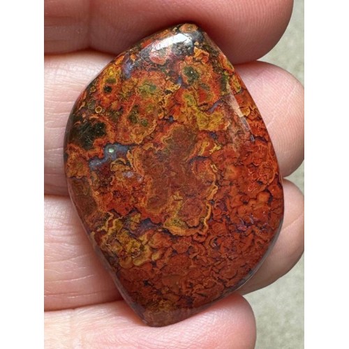 Freeform 35x26mm Hungarian Agate Cabochon 06