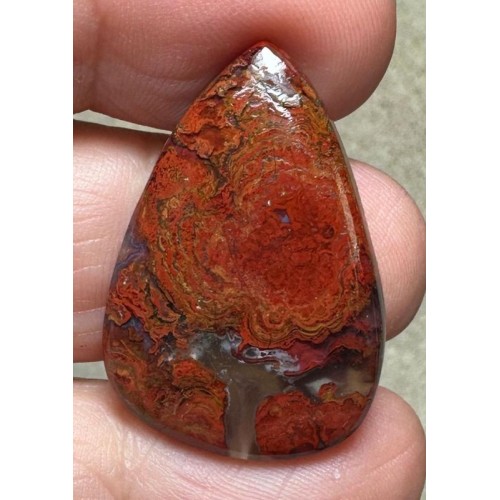 Teardrop 31x21mm Hungarian Agate Cabochon 11