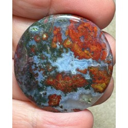 Round 36x36mm Hungarian Agate Cabochon 21