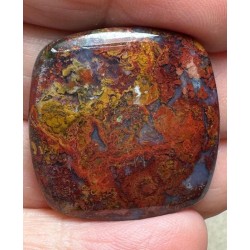 Freeform 29x28mm Hungarian Agate Cabochon 26