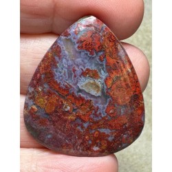 Teardrop 35x30mm Hungarian Agate Cabochon 28