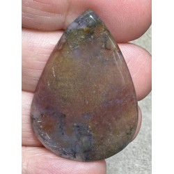 Teardrop 38x27mm Red Moss Agate Cabochon 20