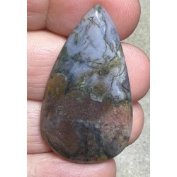 Teardrop 40x23mm Red Moss Agate Cabochon 23