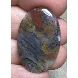 Oval 32x21mm Red Moss Agate Cabochon 29