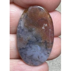 Oval 31x19mm Red Moss Agate Cabochon 32