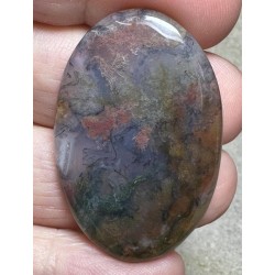 Oval 40x26mm Red Moss Agate Cabochon 36