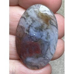 Oval 36x23mm Red Moss Agate Cabochon 41