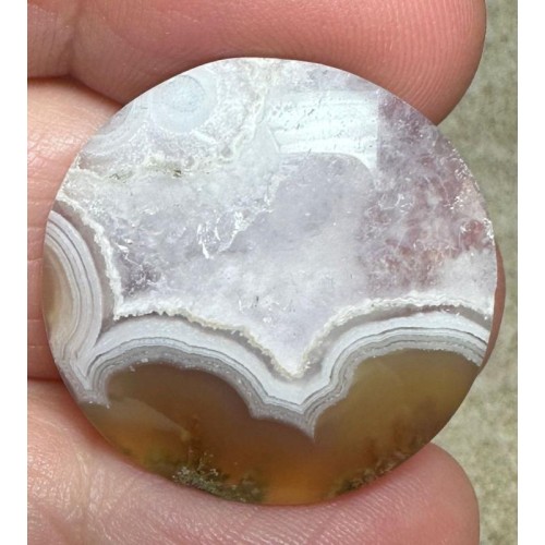 Round 25x25mm Ternate Agate Cabochon 05