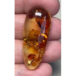 Oval 42x18mm Amber Cabochon 24