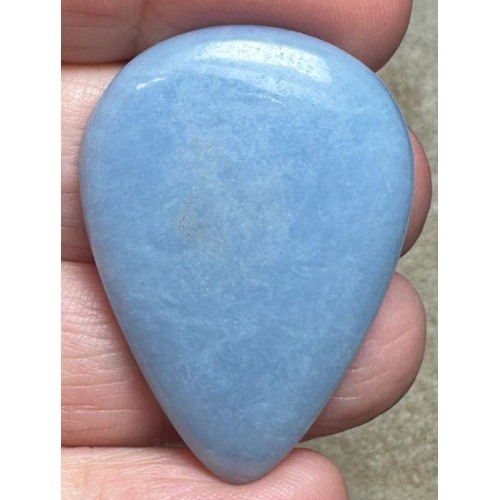 Teardrop 38x28mm Angelite Cabochon 17