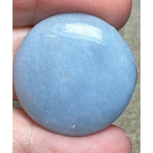 Round 28x28mm Angelite Cabochon 34