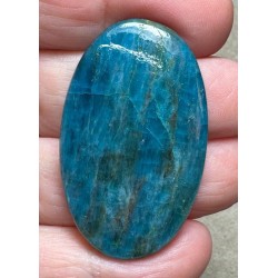 Oval 41x25mm Neon Apatite Cabochon 01