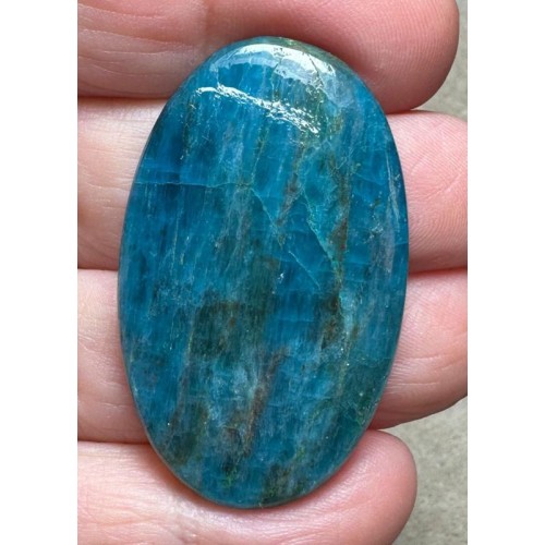 Oval 41x25mm Neon Apatite Cabochon 01