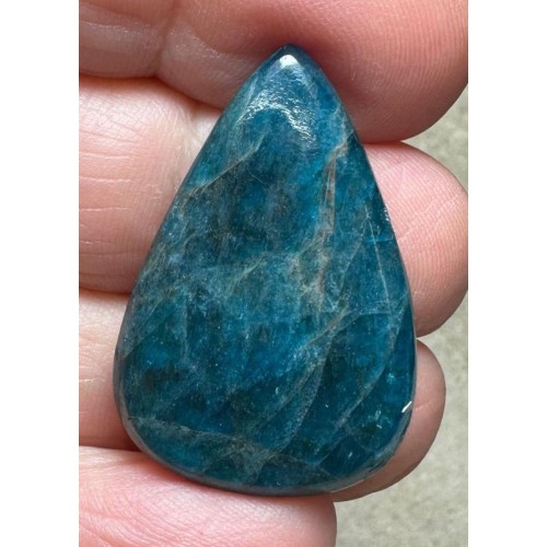 Teardrop 32x22mm Neon Apatite Cabochon 08