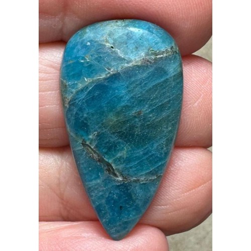 Teardrop 32x18mm Neon Apatite Cabochon 16