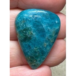 Teardrop 28x21mm Neon Apatite Cabochon 20