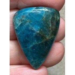 Teardrop 31x22mm Neon Apatite Cabochon 22