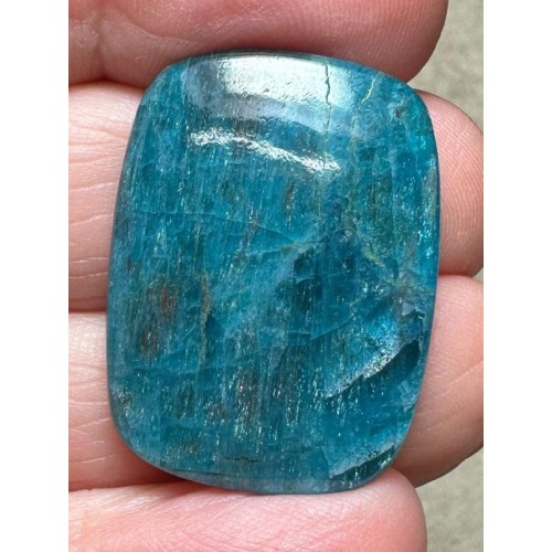 Rectangle 29x21mm Neon Apatite Cabochon 26