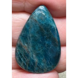 Teardrop 31x21mm Neon Apatite Cabochon 32