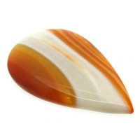 Teardrop 53x33mm Banded Onyx Cabochon 01