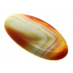 Oval 39x18mm Banded Onyx Cabochon 06