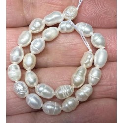 7 inch Natural Freshwater Pearl Bead String