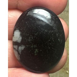 Oval 29x23mm Black Tourmaline Cabochon 23