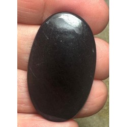 Oval 38x23mm Black Tourmaline Cabochon 25