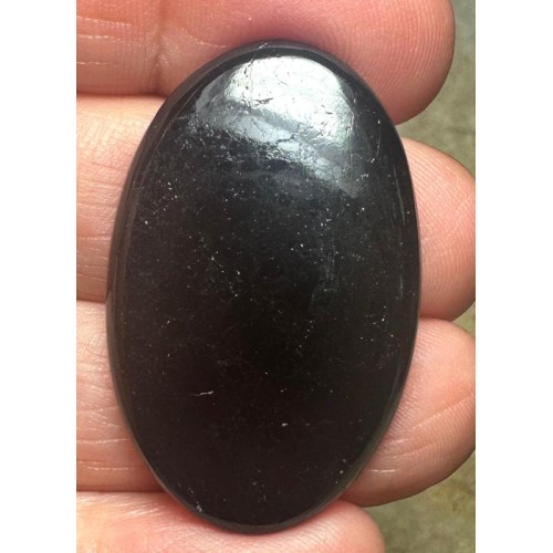 Oval 37x23mm Black Tourmaline Cabochon 28