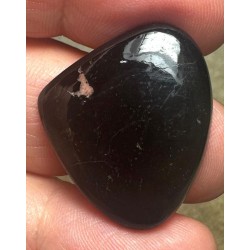 Teardrop 23x27mm Black Tourmaline Cabochon 29