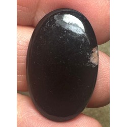 Oval 29x19mm Black Tourmaline Cabochon 30