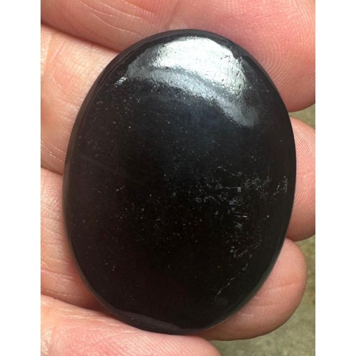 Oval 37x28mm Black Tourmaline Cabochon 34