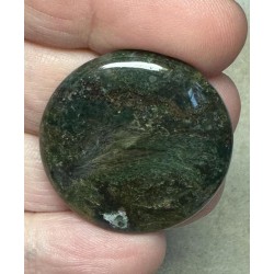 Round 30x30mm Indian Bloodstone Cabochon 14