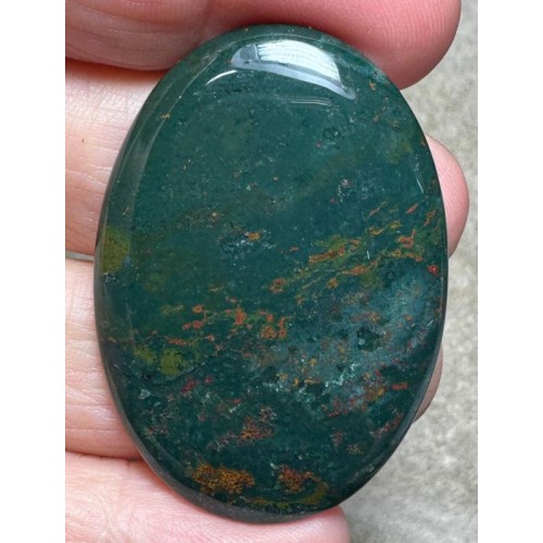 Oval 45x32mm Indian Bloodstone Cabochon 24