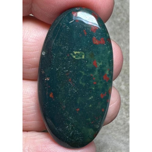 Oval 42x21mm Indian Bloodstone Cabochon 26