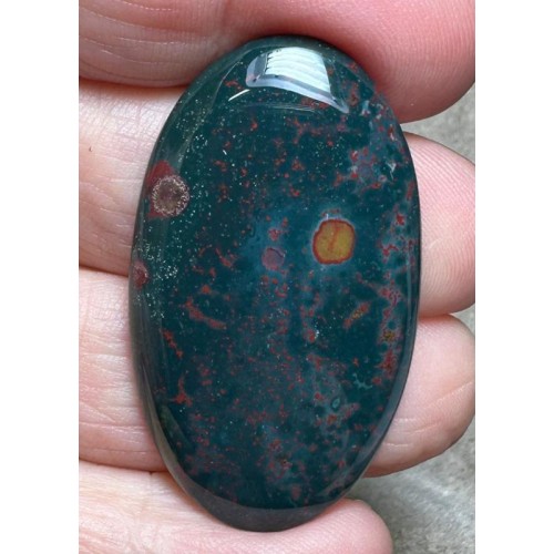 Oval 43x24mm Indian Bloodstone Cabochon 30