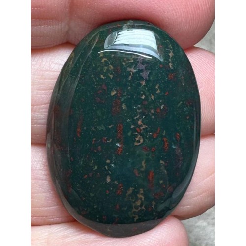 Oval 34x23mm Indian Bloodstone Cabochon 36