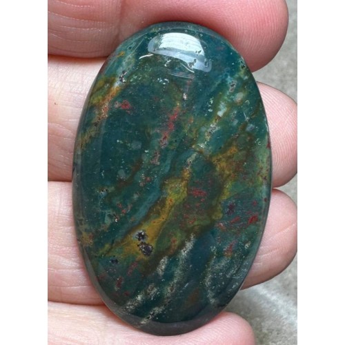 Oval 44x27mm Indian Bloodstone Cabochon 37